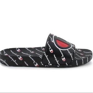 champion monogram slide sandal